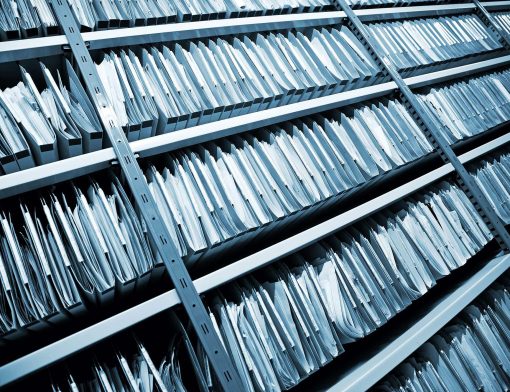 arquivamento de documentos escolares